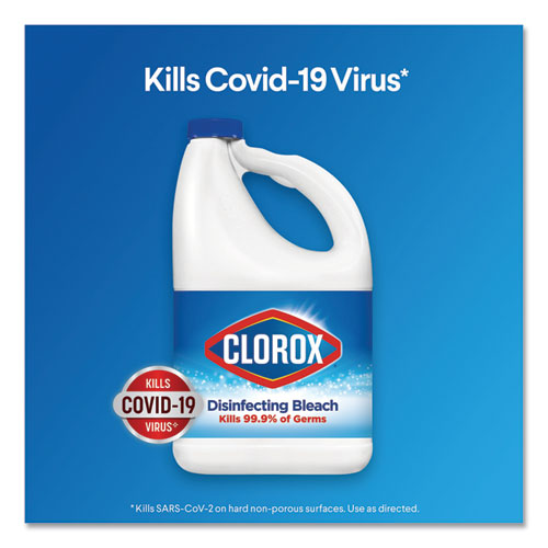 Regular Bleach With Cloromax Technology, 43 Oz Bottle, 6/carton.