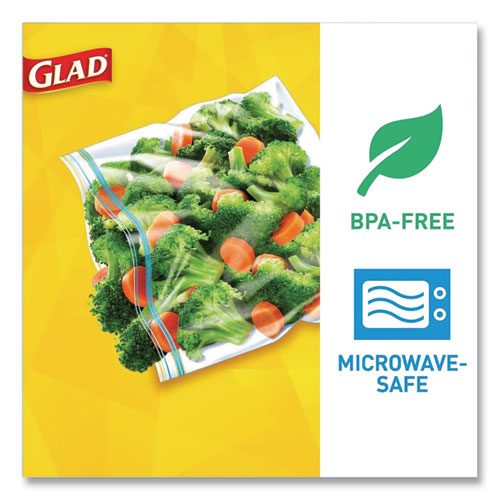 Sandwich Zipper Bags, Sandwich, 6.63" X 9.88" X 8", Clear, 600/carton.