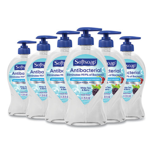 Antibacterial Hand Soap, White Tea And Berry Fusion Scent, 11.25 Oz, 6/carton.