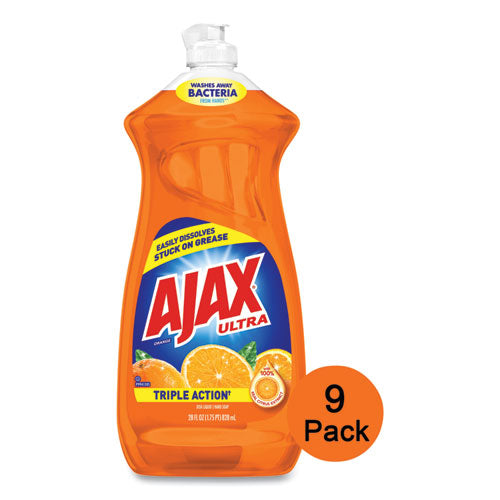 Dish Detergent, Liquid, Orange Scent, 28 Oz Bottle, 9/carton.