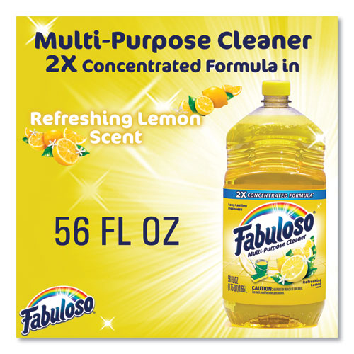 Multi-use Cleaner, Refreshing Lemon Scent, 56 Oz Bottle, 6/carton.