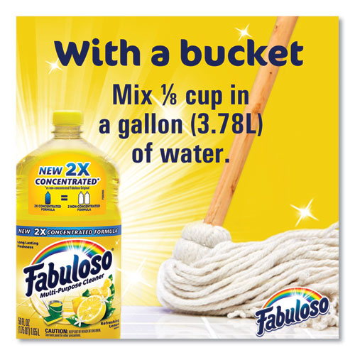 Multi-use Cleaner, Refreshing Lemon Scent, 56 Oz Bottle, 6/carton.