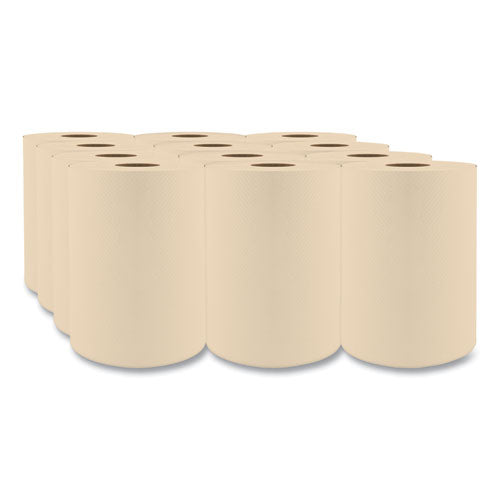 Select Hardwound Roll Towels, 1-ply, 7.88" X 350 Ft, Natural, 12 Rolls/carton.