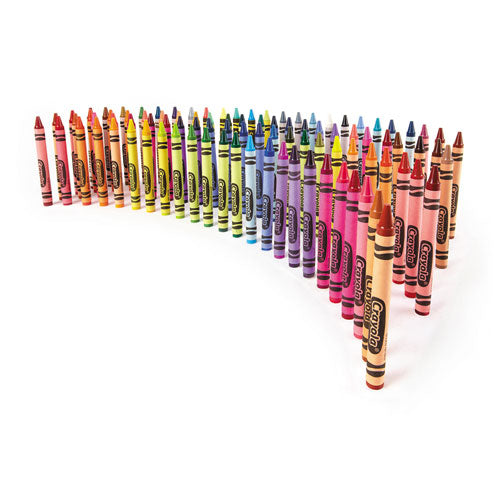 Classic Color Crayons In Flip-top Pack With Sharpener, 96 Colors/pack.