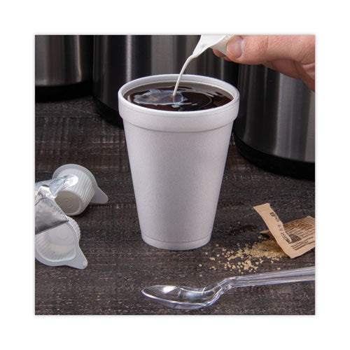 Foam Drink Cups, 12 Oz, White, 25/pack.