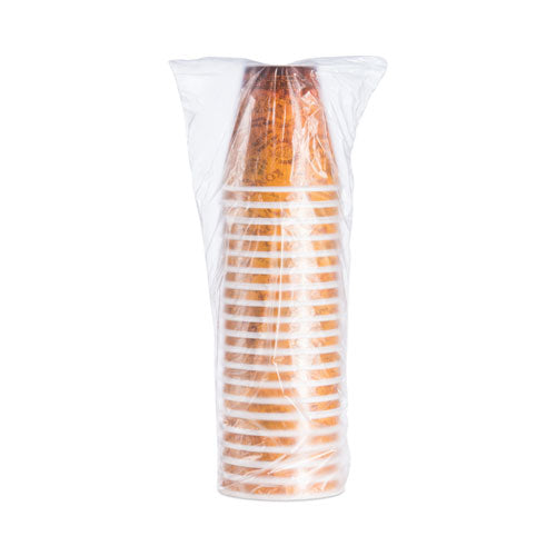 Fusion Escape Foam Hot/cold Cups, 12 Oz, Brown/black, 1,000/carton.