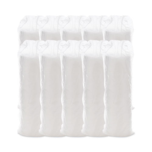 Plastic Lids, Fits 12 Oz To 24 Oz Foam Cups, Vented, Translucent, 100/pack, 10 Packs/carton.