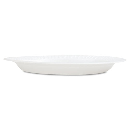 Concorde Foam Plate, 9" Dia, White, 125/pack, 4 Packs/carton.