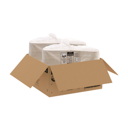 Compostable Fiber Hinged Trays, Proplanet Seal , 8.98 X 9.35 X 2.17, Ivory, Molded Fiber, 200/carton