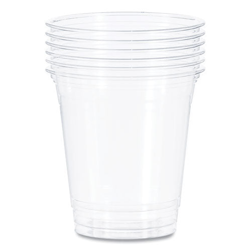 Ultra Clear Pet Cups, 12 Oz To 14 Oz, Practical Fill, 50/bag, 20 Bags/carton.