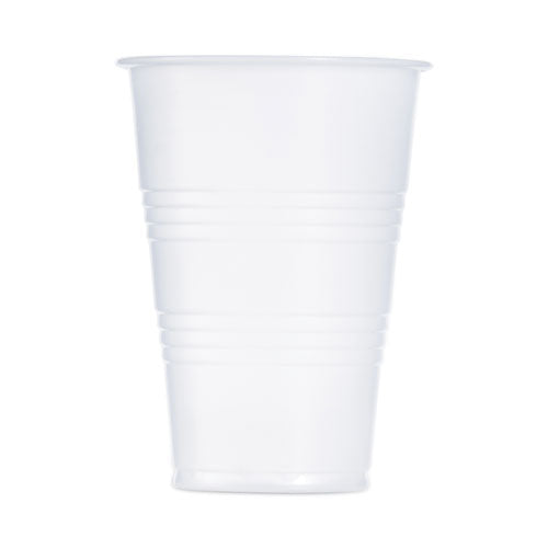 High-impact Polystyrene Cold Cups, 7 Oz, Translucent, 100 Cups/sleeve, 25 Sleeves/carton.