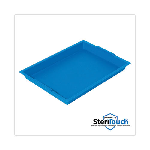 Little Artist Antimicrobial Finger Paint Tray, 16 X 1.8 X 12, Blue.