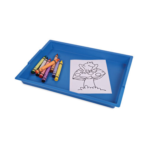 Little Artist Antimicrobial Finger Paint Tray, 16 X 1.8 X 12, Blue.