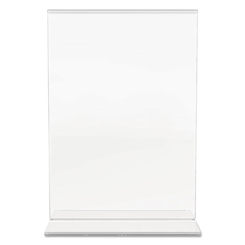 Classic Image Double-sided Sign Holder, 5 X 7 Insert, Clear.