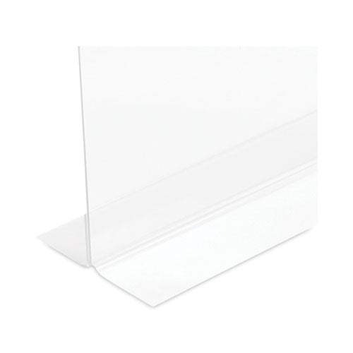 Classic Image Double-sided Sign Holder, 8.5 X 11 Insert, Clear.