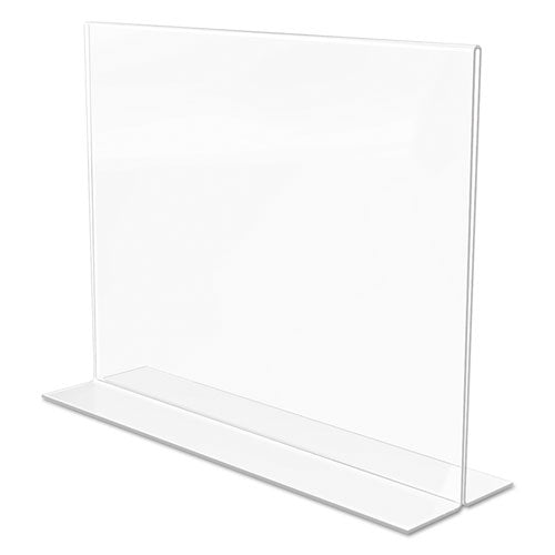 Classic Image Double-sided Sign Holder, 11 X 8.5 Insert, Clear.