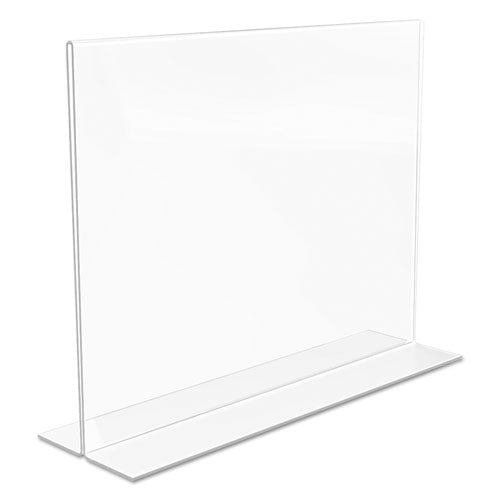 Classic Image Double-sided Sign Holder, 11 X 8.5 Insert, Clear.