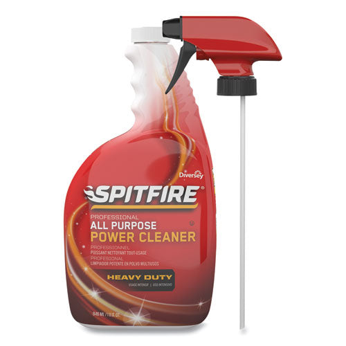 Spitfire All Purpose Power Cleaner, Liquid, 32 Oz Spray Bottle, 4/carton.