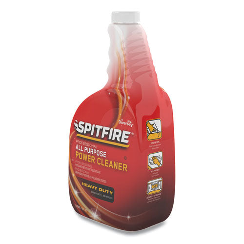 Spitfire All Purpose Power Cleaner, Liquid, 32 Oz Spray Bottle, 4/carton.