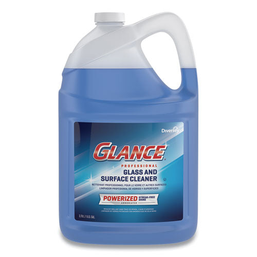 Glance Powerized Glass And Surface Cleaner, Liquid, 1 Gal, 2/carton.