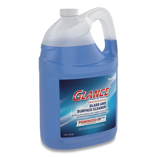 Glance Powerized Glass And Surface Cleaner, Liquid, 1 Gal, 2/carton.