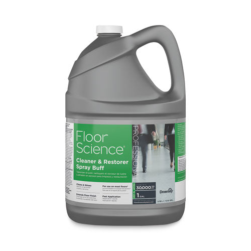 Floor Science Cleaner/restorer Spray Buff, Citrus Scent, 1 Gal Bottle, 4/carton.