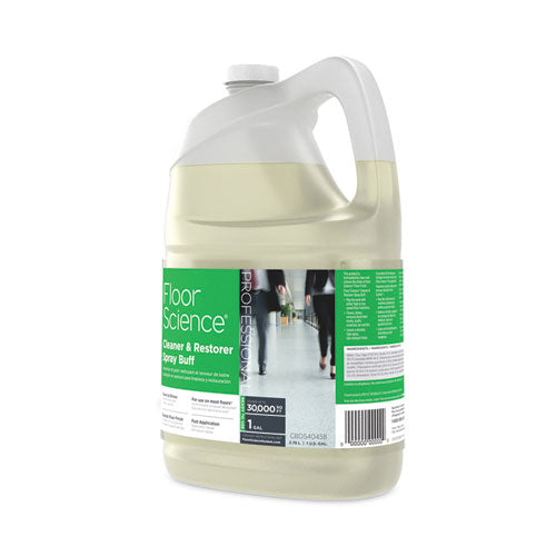 Floor Science Cleaner/restorer Spray Buff, Citrus Scent, 1 Gal Bottle, 4/carton.