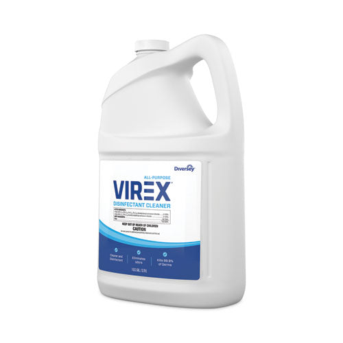 Virex All-purpose Disinfectant Cleaner, Lemon Scent, 1 Gal Container, 2/carton.