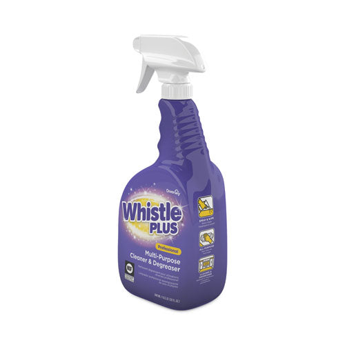 Whistle Plus Multi-purpose Cleaner And Degreaser, Citrus, 32 Oz Spray Bottle, 8/carton.