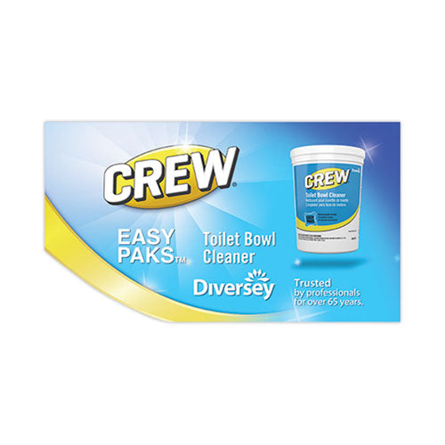 Crew Easy Paks Toilet Bowl Cleaner, Fresh Floral Scent,0.5 Oz Packet, 90 Packets/tub, 2 Tubs/carton