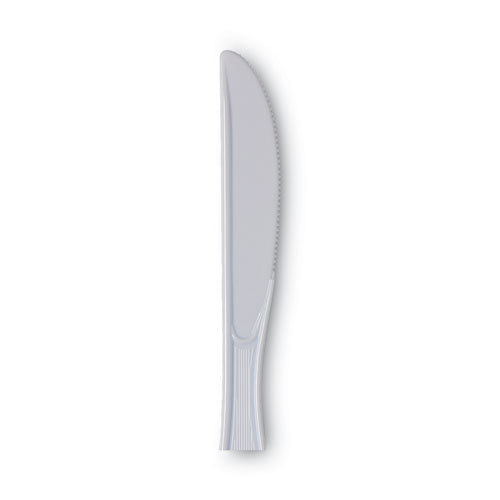 Plastic Cutlery, Heavy Mediumweight Knife, 1,000/carton.