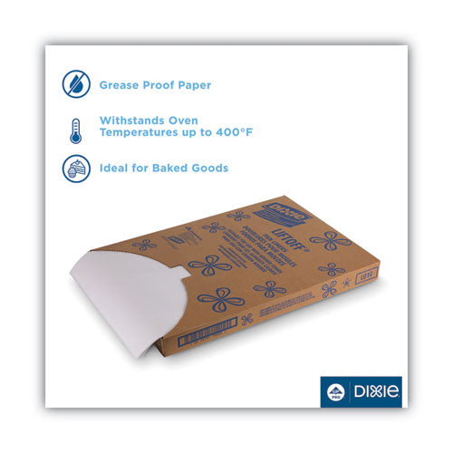 Greaseproof Liftoff Pan Liners, 16.38 X 24.38, White, 1,000 Sheets/carton.