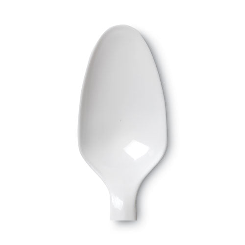 Plastic Cutlery, Mediumweight Teaspoons, White, 1,000/carton.