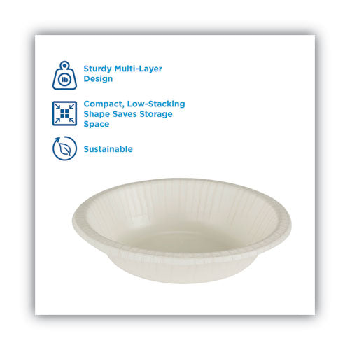 Pathways With Soak Proof Shield Heavyweight Paper Bowls, Wisesize, 12 Oz, Green/burgundy, 500/carton.