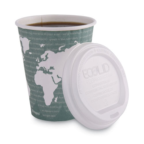 World Art Renewable And Compostable Insulated Hot Cups, Pla, 12 Oz, 40/packs, 15 Packs/carton.