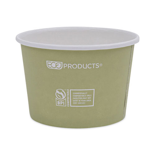 World Art Renewable And Compostable Food Container, 16 Oz, 4.05 Diameter X 3 H, Seafoam, Paper, 25/pack, 20 Packs/carton.