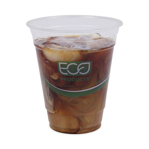 Greenstripe Renewable And Compostable Cold Cups, 12 Oz, Clear, 50/pack, 20 Packs/carton.