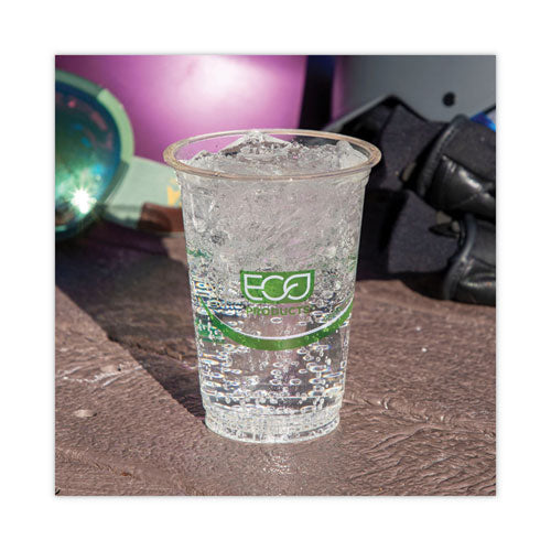 Greenstripe Renewable And Compostable Cold Cups, 12 Oz, Clear, 50/pack, 20 Packs/carton.