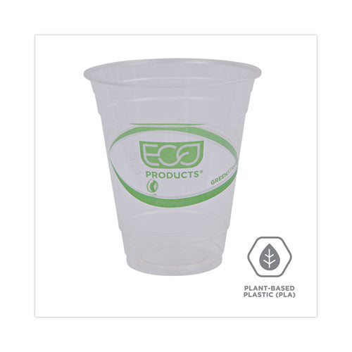 Greenstripe Renewable And Compostable Cold Cups, 12 Oz, Clear, 50/pack, 20 Packs/carton.