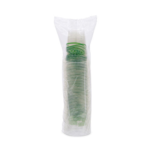 Greenstripe Renewable And Compostable Cold Cups, 12 Oz, Clear, 50/pack, 20 Packs/carton.