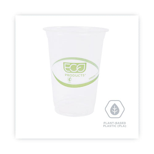 Greenstripe Renewable And Compostable Cold Cups, 16 Oz, Clear, 50/pack, 20 Packs/carton.