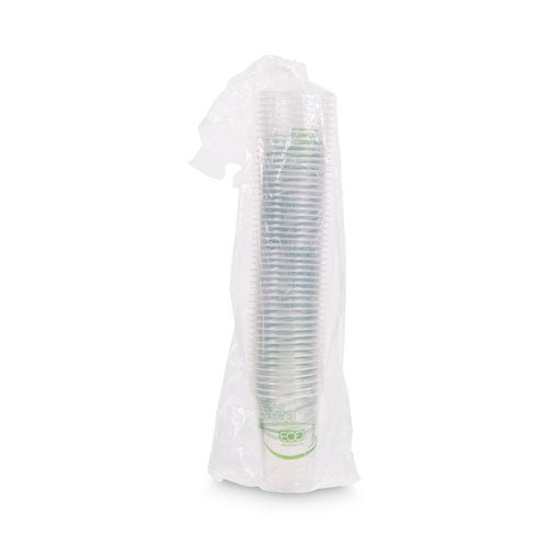 Greenstripe Renewable And Compostable Cold Cups, 16 Oz, Clear, 50/pack, 20 Packs/carton.