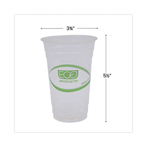 Greenstripe Renewable And Compostable Cold Cups, 20 Oz,Clear, 50/pack, 20 Packs/carton