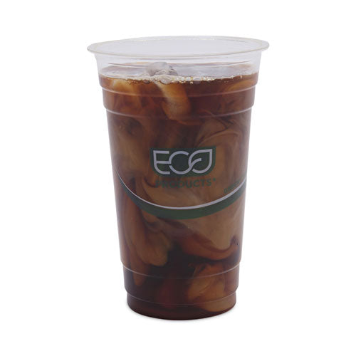 Greenstripe Renewable And Compostable Cold Cups, 20 Oz,Clear, 50/pack, 20 Packs/carton