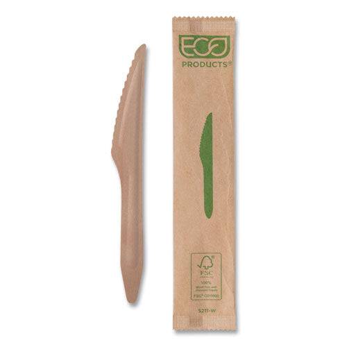 Wood Cutlery, Knife, Natural, 500/carton.