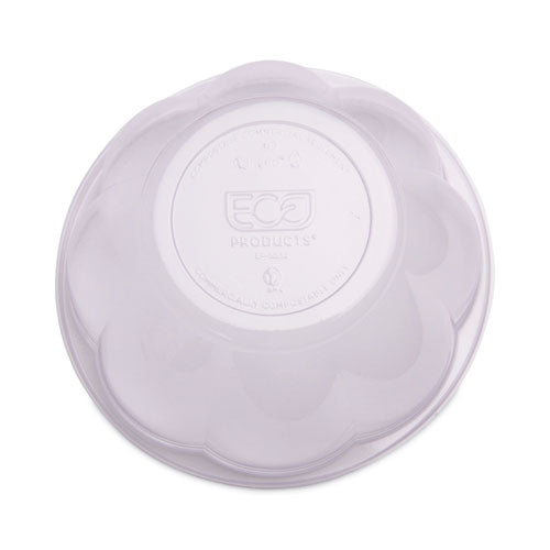 Renewable And Compostable Containers, 18 Oz,5.5" Diameter X 2.3"h, Clear, Plastic, 150/carton