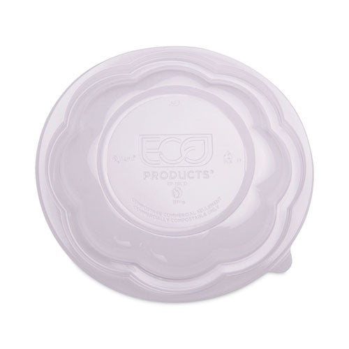 Renewable And Compostable Containers, 18 Oz,5.5" Diameter X 2.3"h, Clear, Plastic, 150/carton