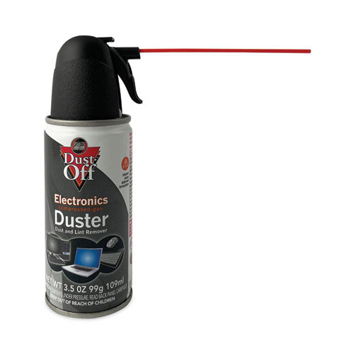 Disposable Compressed Air Duster, 3.5 Oz Can.