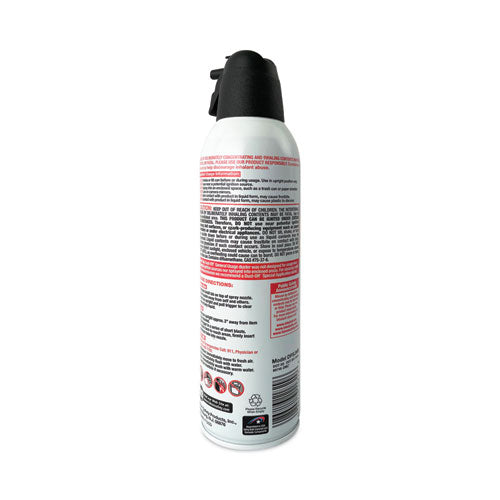 Disposable Compressed Air Duster, 17 Oz Can, 2/pack.