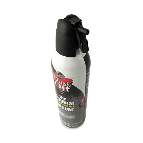 Disposable Compressed Air Duster, 17 Oz Can, 2/pack.